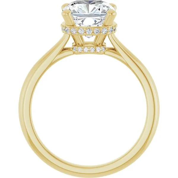 Hidden Halo-Style Engagement Ring Image 2 Michael Szwed Jewelers Longmeadow, MA