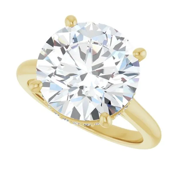 Hidden Halo-Style Engagement Ring Image 5 Arezzo Jewelers Elmwood Park, IL