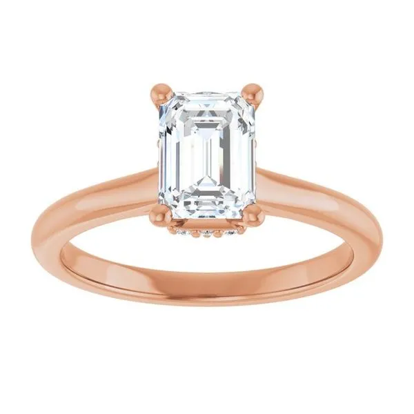 Hidden Halo-Style Engagement Ring Image 3 The Ring Austin Round Rock, TX