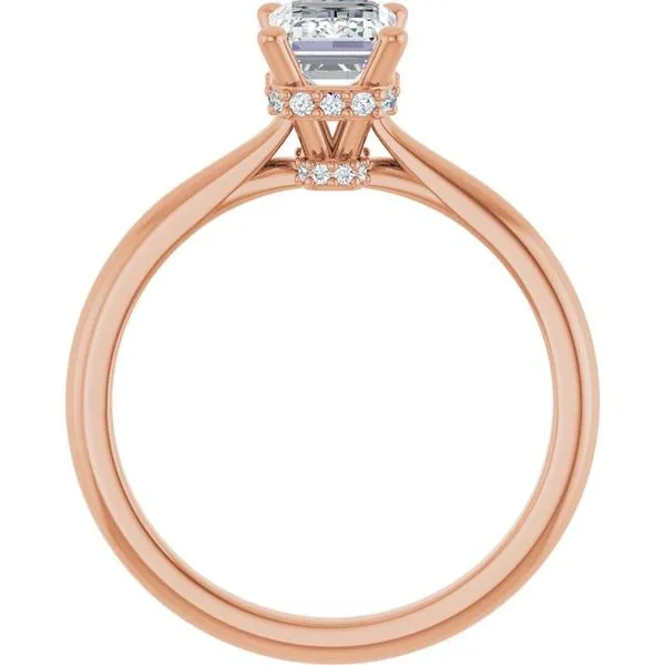 Hidden Halo-Style Engagement Ring Image 2 Raleigh Diamond Fine Jewelry Raleigh, NC