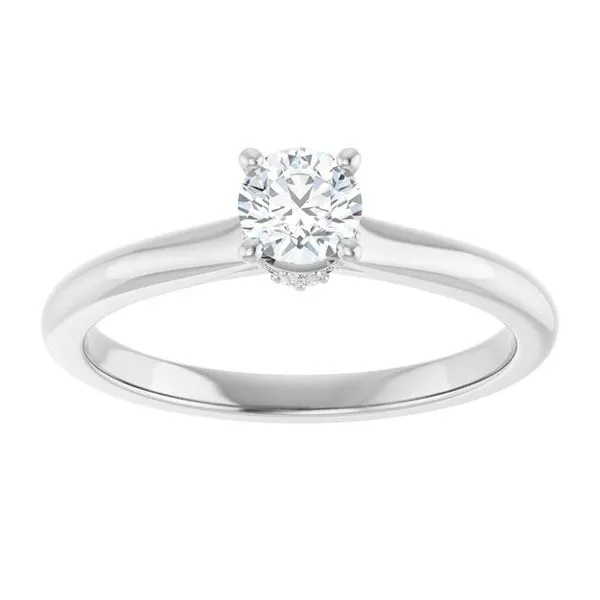 Hidden Halo-Style Engagement Ring Image 3 Paul James Jewelers Angels Camp, CA