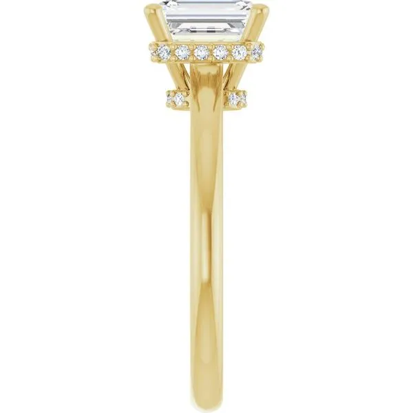 Hidden Halo-Style Engagement Ring Image 4 Paul James Jewelers Angels Camp, CA
