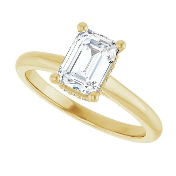 Hidden Halo-Style Engagement Ring Image 5 Shipley's Fine Jewelry Hampstead, MD