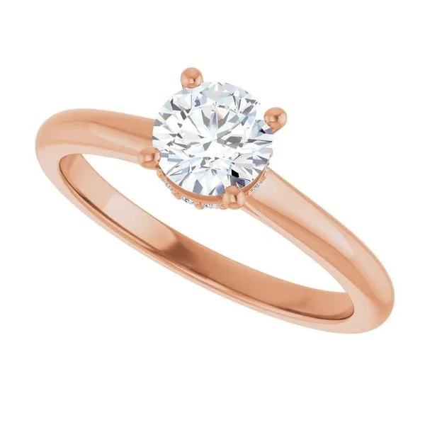 Hidden Halo-Style Engagement Ring Image 5 Austin's Fine Diamonds & Jewelry Lyndhurst, NJ