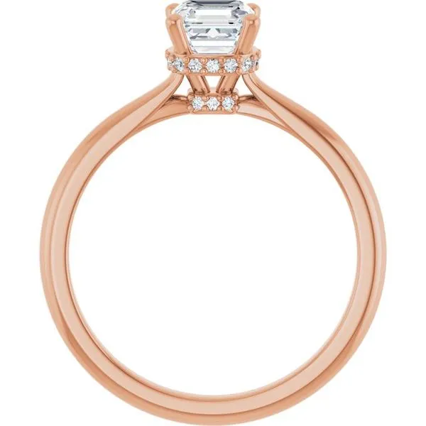 Hidden Halo-Style Engagement Ring Image 2 Arezzo Jewelers Elmwood Park, IL