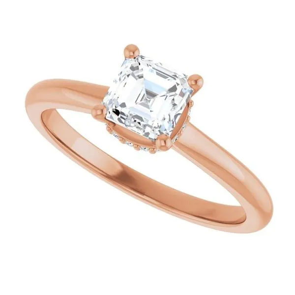 Hidden Halo-Style Engagement Ring Image 5 Raleigh Diamond Fine Jewelry Raleigh, NC