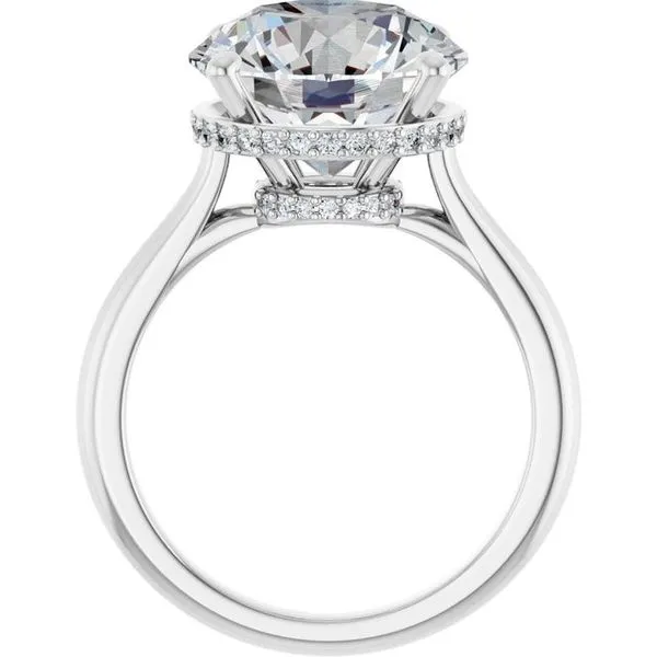 Hidden Halo-Style Engagement Ring Image 2 Jimmy Smith Jewelers Decatur, AL