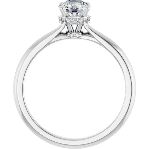 Hidden Halo-Style Engagement Ring Image 2 Raleigh Diamond Fine Jewelry Raleigh, NC