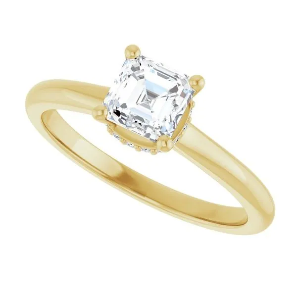 Hidden Halo-Style Engagement Ring Image 5 Ocean View Jewelers Millville, DE