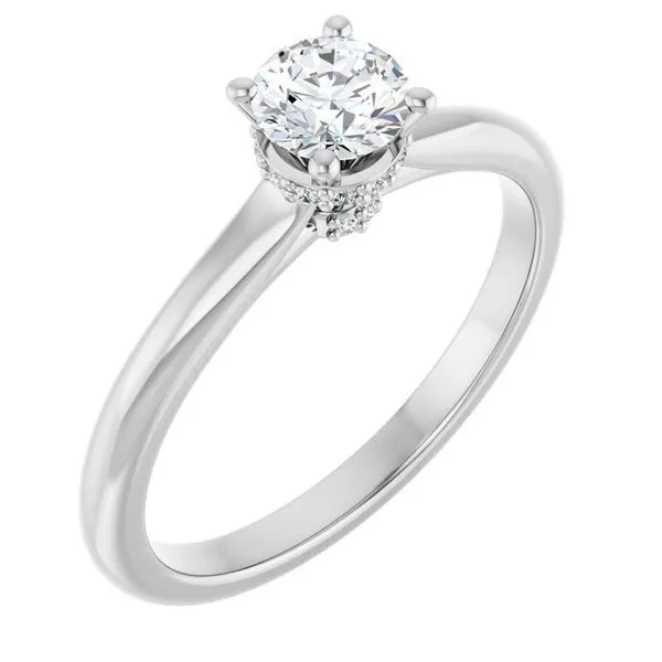 Hidden Halo-Style Engagement Ring Austin's Fine Diamonds & Jewelry Lyndhurst, NJ