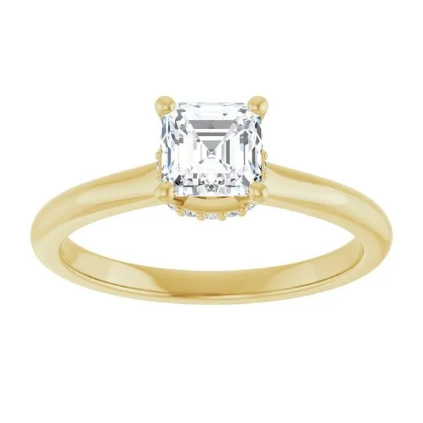 Hidden Halo-Style Engagement Ring Image 3 Morin Jewelers Southbridge, MA