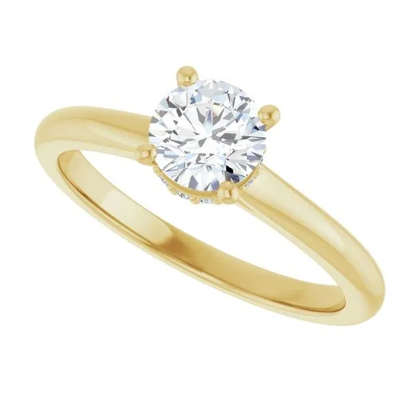Hidden Halo-Style Engagement Ring Image 5 Austin's Fine Diamonds & Jewelry Lyndhurst, NJ