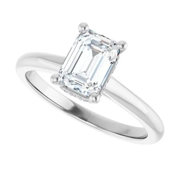 Hidden Halo-Style Engagement Ring Image 5 JF Jones Jewelers Rochester, NY