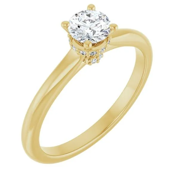 Hidden Halo-Style Engagement Ring Clater Jewelers Louisville, KY