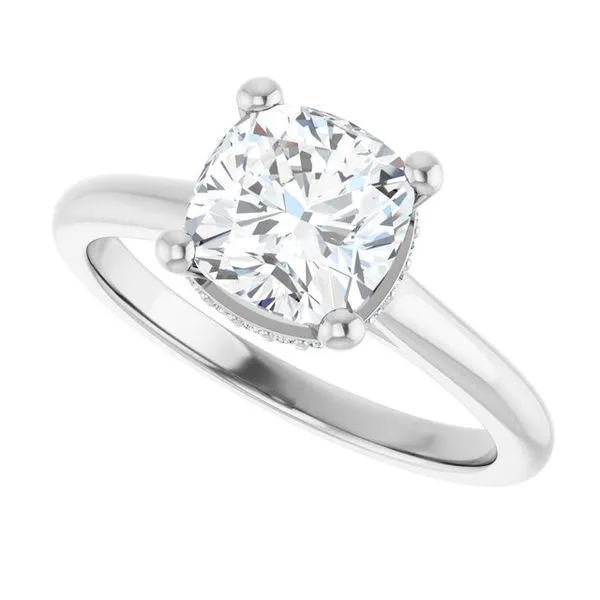 Hidden Halo-Style Engagement Ring Image 5 Jimmy Smith Jewelers Decatur, AL