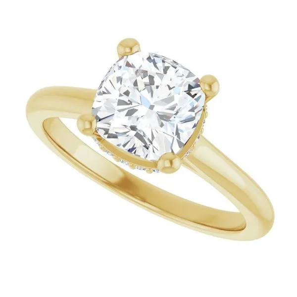 Hidden Halo-Style Engagement Ring Image 5 Arezzo Jewelers Elmwood Park, IL