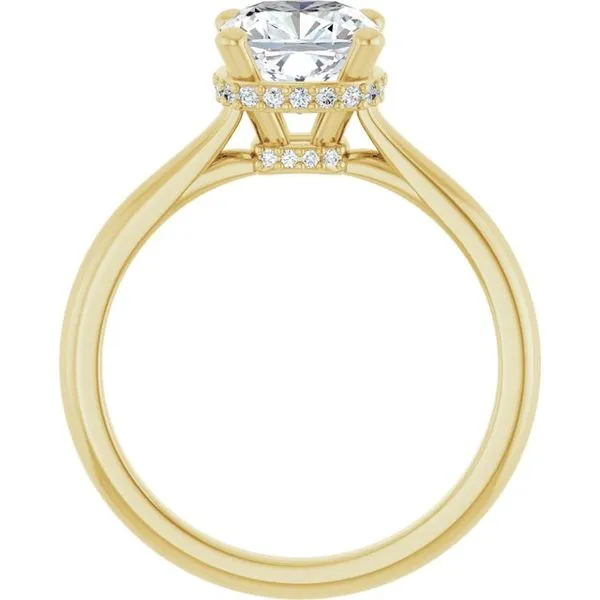 Hidden Halo-Style Engagement Ring Image 2 The Ring Austin Round Rock, TX