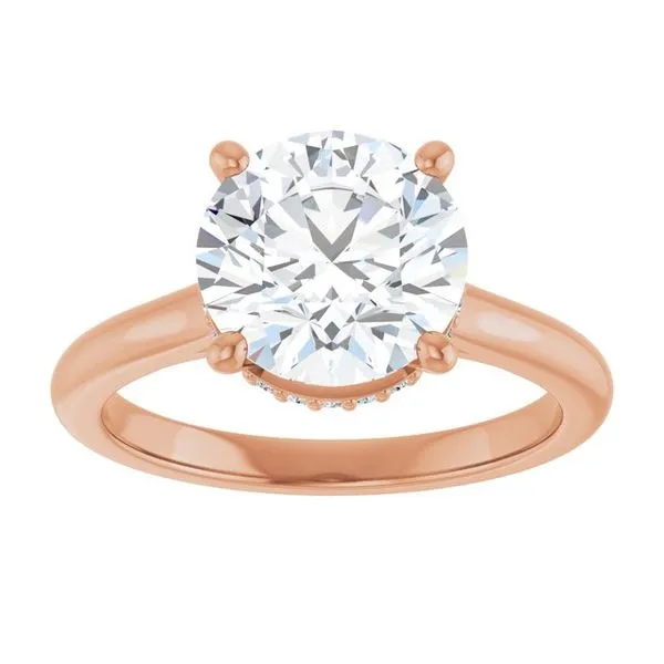 Hidden Halo-Style Engagement Ring Image 3 The Ring Austin Round Rock, TX