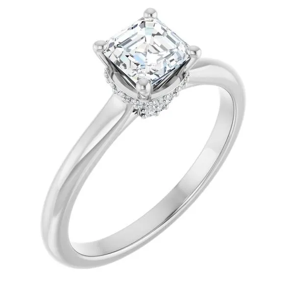 Hidden Halo-Style Engagement Ring Virtus Collective Newport Beach , CA