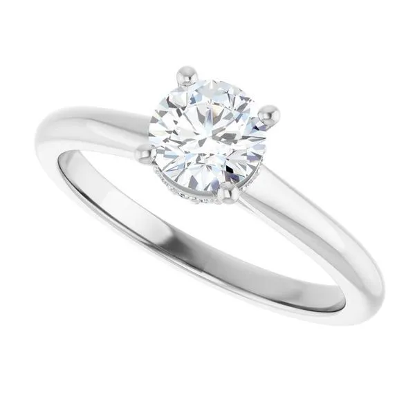 Hidden Halo-Style Engagement Ring Image 5 Arezzo Jewelers Elmwood Park, IL