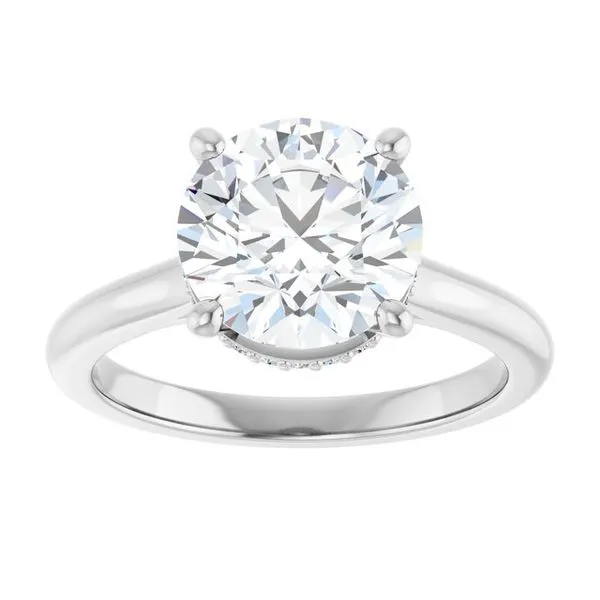 Hidden Halo-Style Engagement Ring Image 3 Mark Jewellers La Crosse, WI