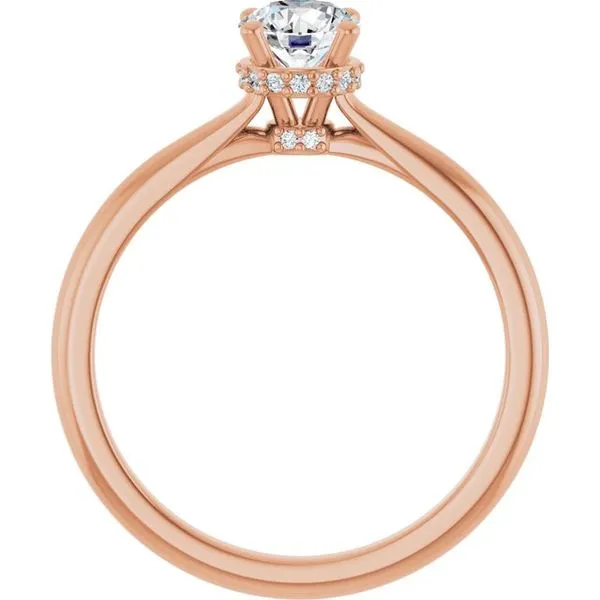 Hidden Halo-Style Engagement Ring Image 2 Arezzo Jewelers Elmwood Park, IL