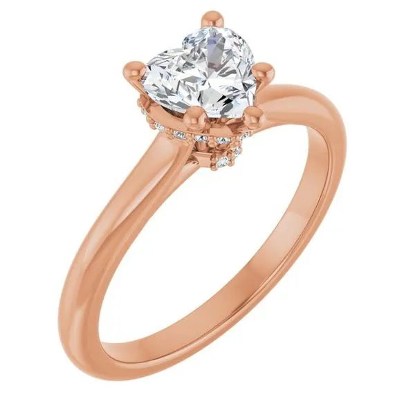 Hidden Halo-Style Engagement Ring Mark Jewellers La Crosse, WI