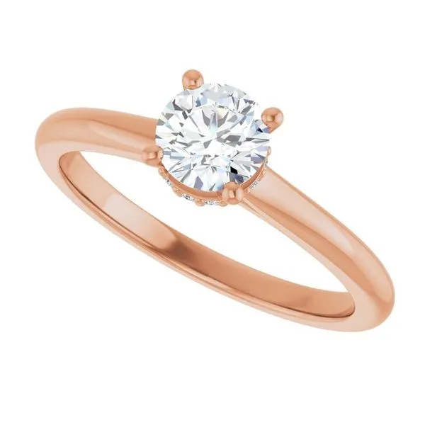 Hidden Halo-Style Engagement Ring Image 5 Shipley's Fine Jewelry Hampstead, MD