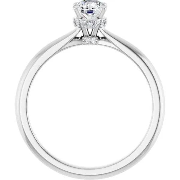Hidden Halo-Style Engagement Ring Image 2 Michael Szwed Jewelers Longmeadow, MA