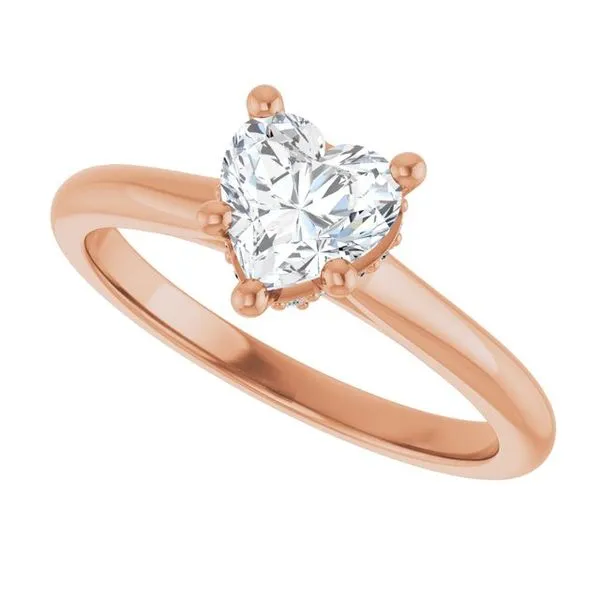 Hidden Halo-Style Engagement Ring Image 5 Clater Jewelers Louisville, KY