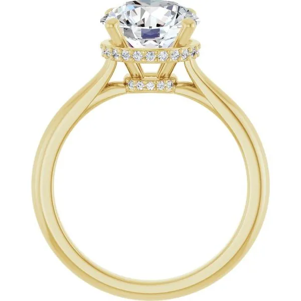 Hidden Halo-Style Engagement Ring Image 2 Michael Szwed Jewelers Longmeadow, MA