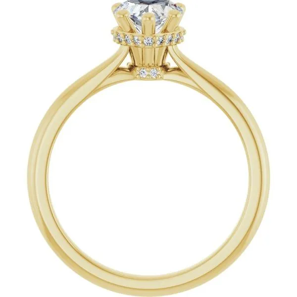 Hidden Halo-Style Engagement Ring Image 2 Michael Szwed Jewelers Longmeadow, MA