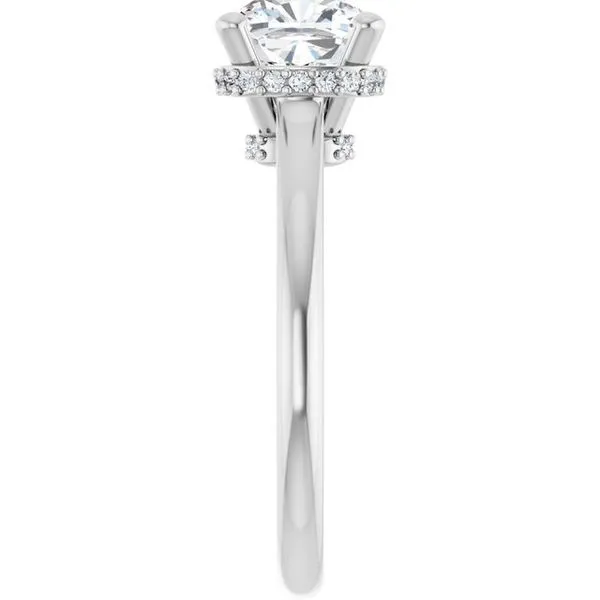Hidden Halo-Style Engagement Ring Image 4 Virtus Collective Newport Beach , CA