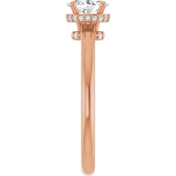 Hidden Halo-Style Engagement Ring Image 4 Arezzo Jewelers Elmwood Park, IL