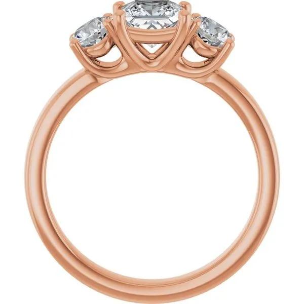Three-Stone Engagement Ring Image 2 Raleigh Diamond Fine Jewelry Raleigh, NC