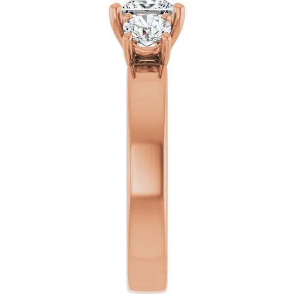 Three-Stone Engagement Ring Image 4 Raleigh Diamond Fine Jewelry Raleigh, NC