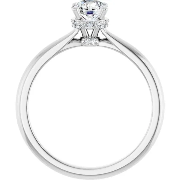 Hidden Halo-Style Engagement Ring Image 2 Natale Jewelers Sewell, NJ