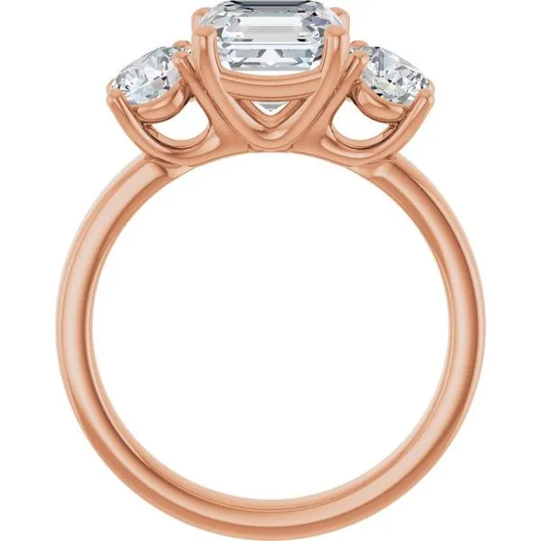 Three-Stone Engagement Ring Image 2 Raleigh Diamond Fine Jewelry Raleigh, NC