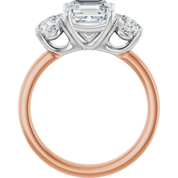 Three-Stone Engagement Ring Image 2 Raleigh Diamond Fine Jewelry Raleigh, NC