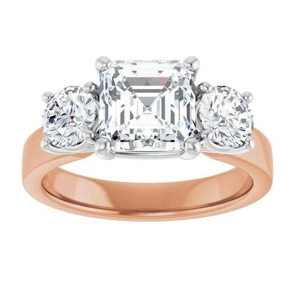 Three-Stone Engagement Ring Image 3 Raleigh Diamond Fine Jewelry Raleigh, NC