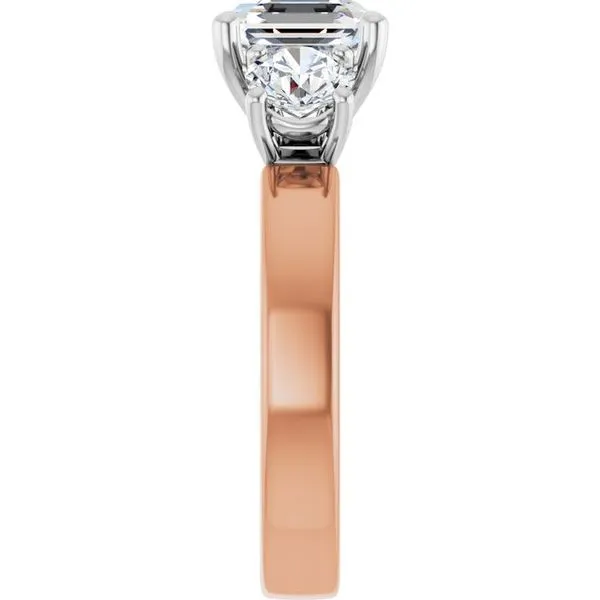 Three-Stone Engagement Ring Image 4 Raleigh Diamond Fine Jewelry Raleigh, NC