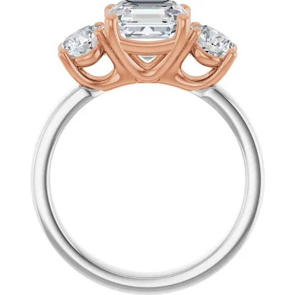 Three-Stone Engagement Ring Image 2 Raleigh Diamond Fine Jewelry Raleigh, NC