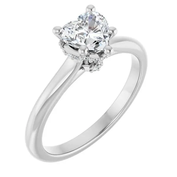 Hidden Halo-Style Engagement Ring The Ring Austin Round Rock, TX