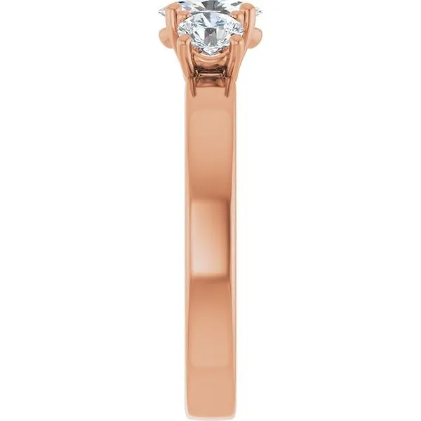 Three-Stone Engagement Ring Image 4 Raleigh Diamond Fine Jewelry Raleigh, NC