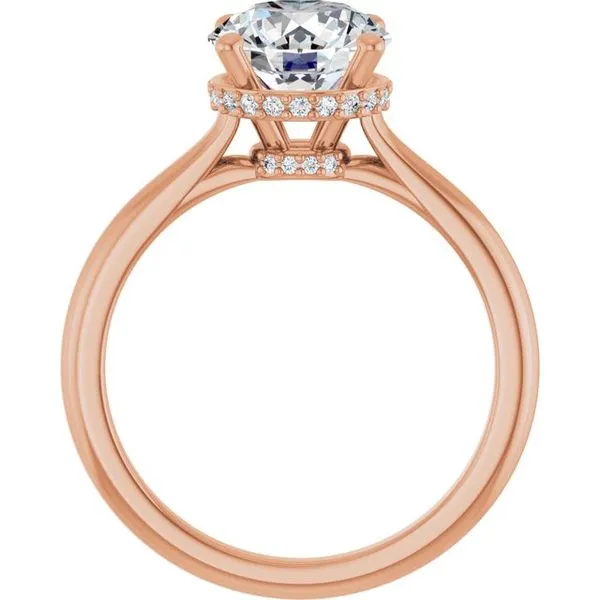 Hidden Halo-Style Engagement Ring Image 2 Michael Szwed Jewelers Longmeadow, MA