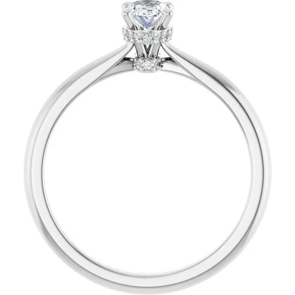Hidden Halo-Style Engagement Ring Image 2 Vulcan's Forge LLC KANSAS CITY, MO