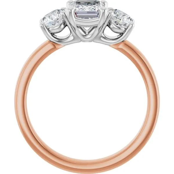 Three-Stone Engagement Ring Image 2 Raleigh Diamond Fine Jewelry Raleigh, NC