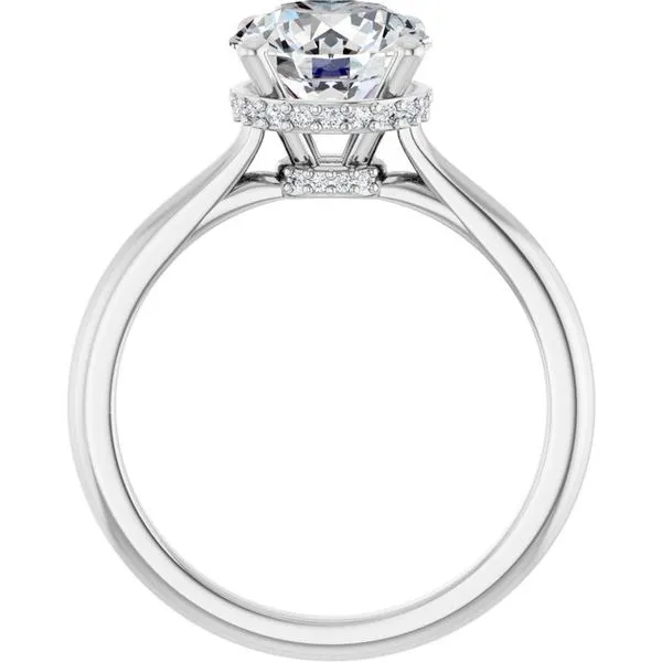 Hidden Halo-Style Engagement Ring Image 2 Raleigh Diamond Fine Jewelry Raleigh, NC