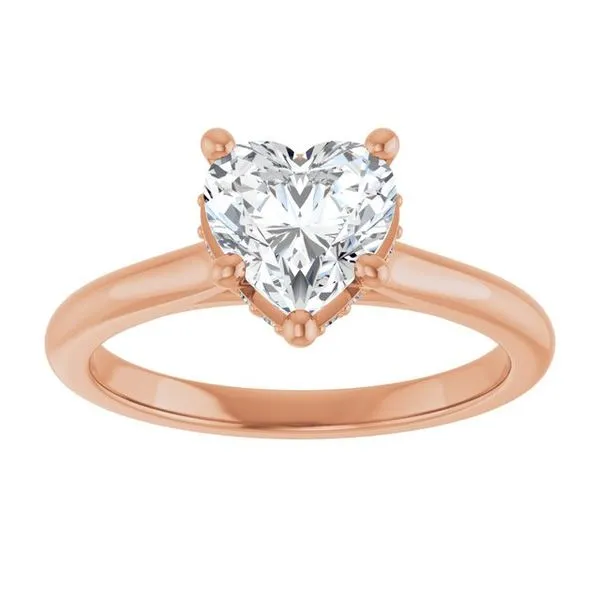 Hidden Halo-Style Engagement Ring Image 3 J. Thomas Jewelers Rochester Hills, MI