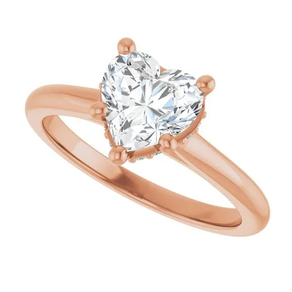 Hidden Halo-Style Engagement Ring Image 5 Paul James Jewelers Angels Camp, CA